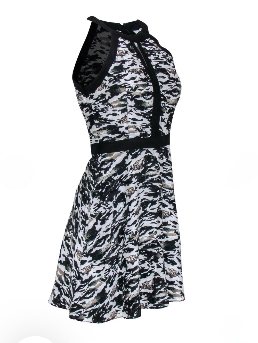 Parker | Tidal Camo Halter Mini Dress, M NWT - Picture 2 of 14